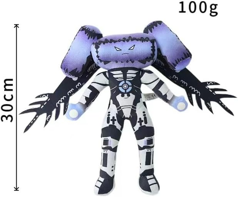 Skibidi Toilet Plushies Titan Drill Man Skibidi Toilet Pillows for Kids & Adults Black and Blue Titan Computer Man image number 1