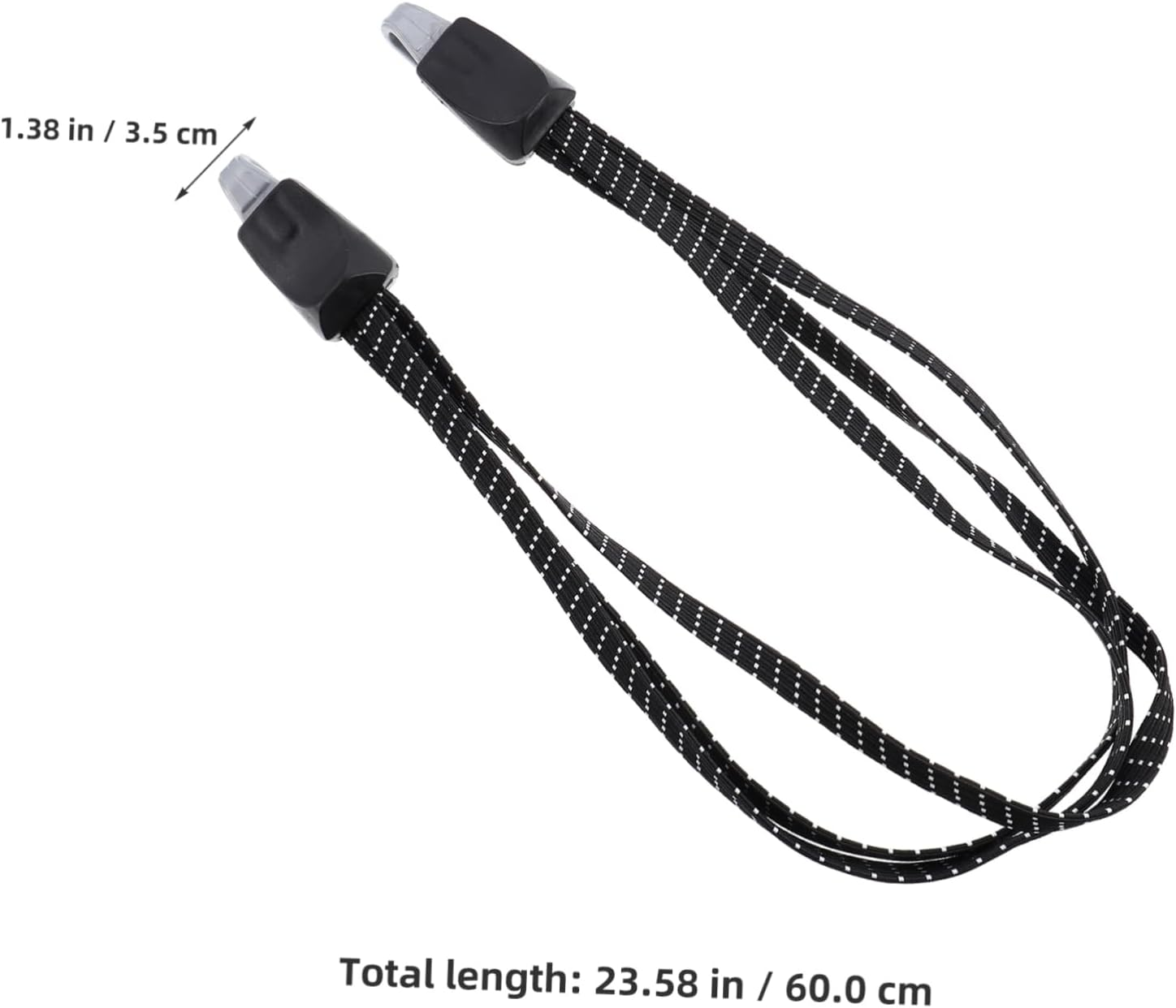 WRITWAA 5Pcs Bike Luggage Strap Elastic Straps for Pannier Bag Ratchet Tie-Down