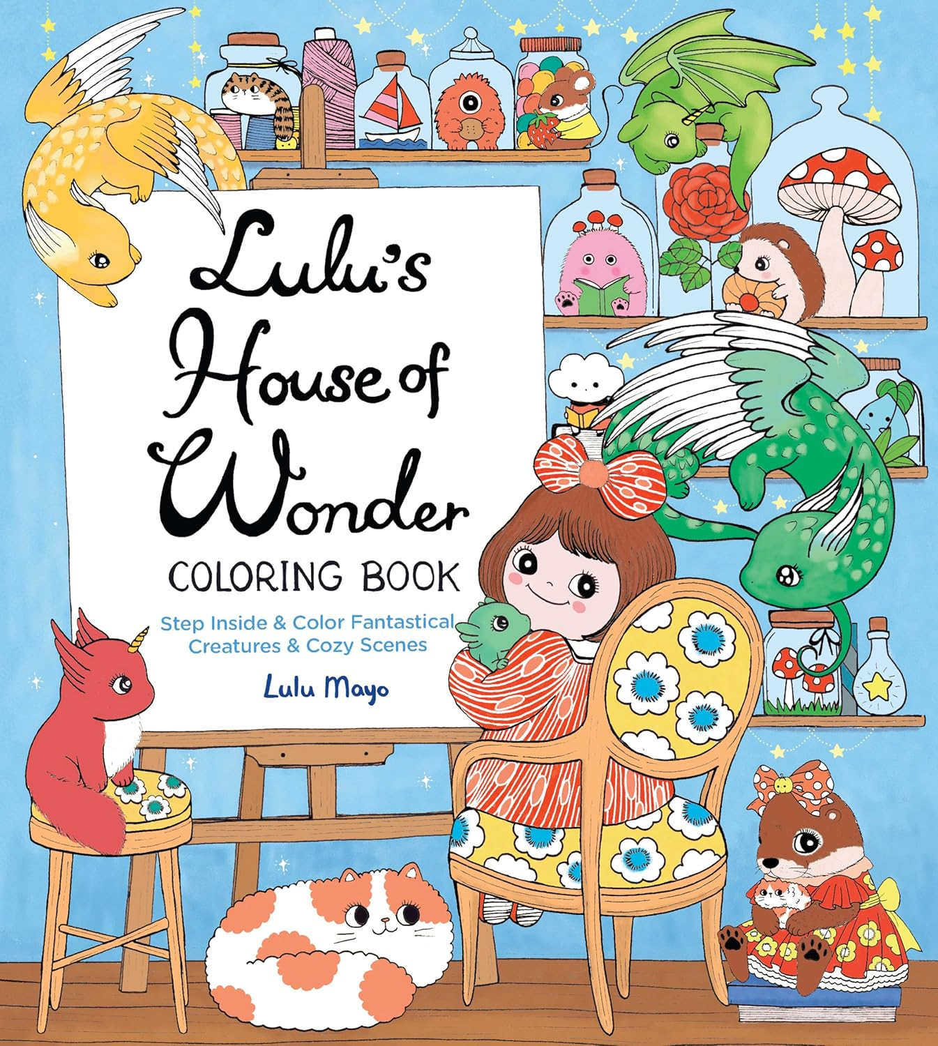 Lulu'S House of Wonder Coloring Book: Step inside & Color Fantastical Creatures & Cozy Scenes image number 4