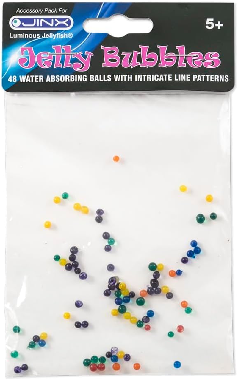 Baby Jellyfish Accessory for JINX Luminous Jellyfish Lamp - Small Silicone Jellyfish - Night Light Enhancer for Mood Lighting (Set of 2)