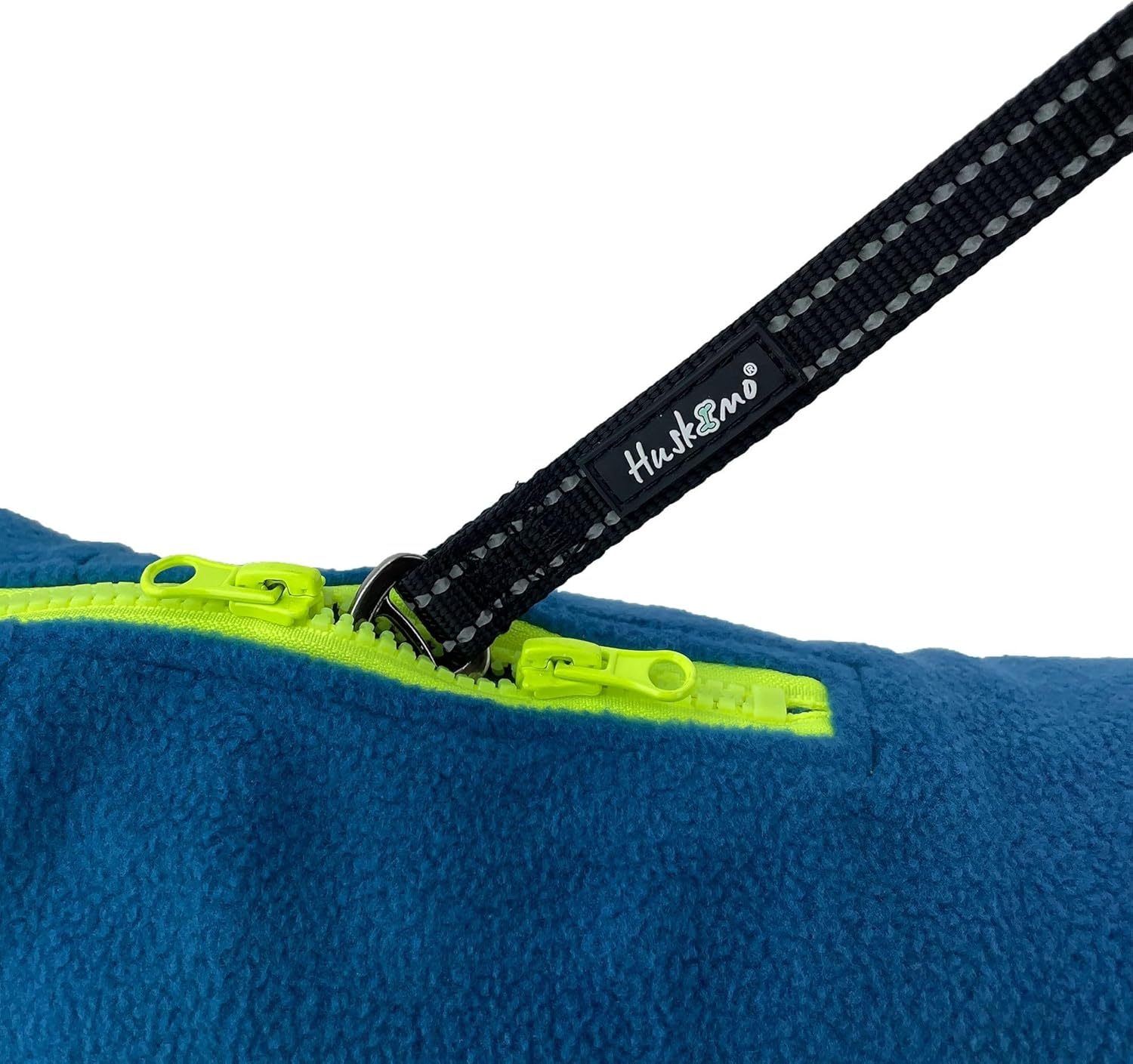 Huskimo Perisher Duo Dog Fleece Jacket, Tasman Blue, 52.5Cm image number 1