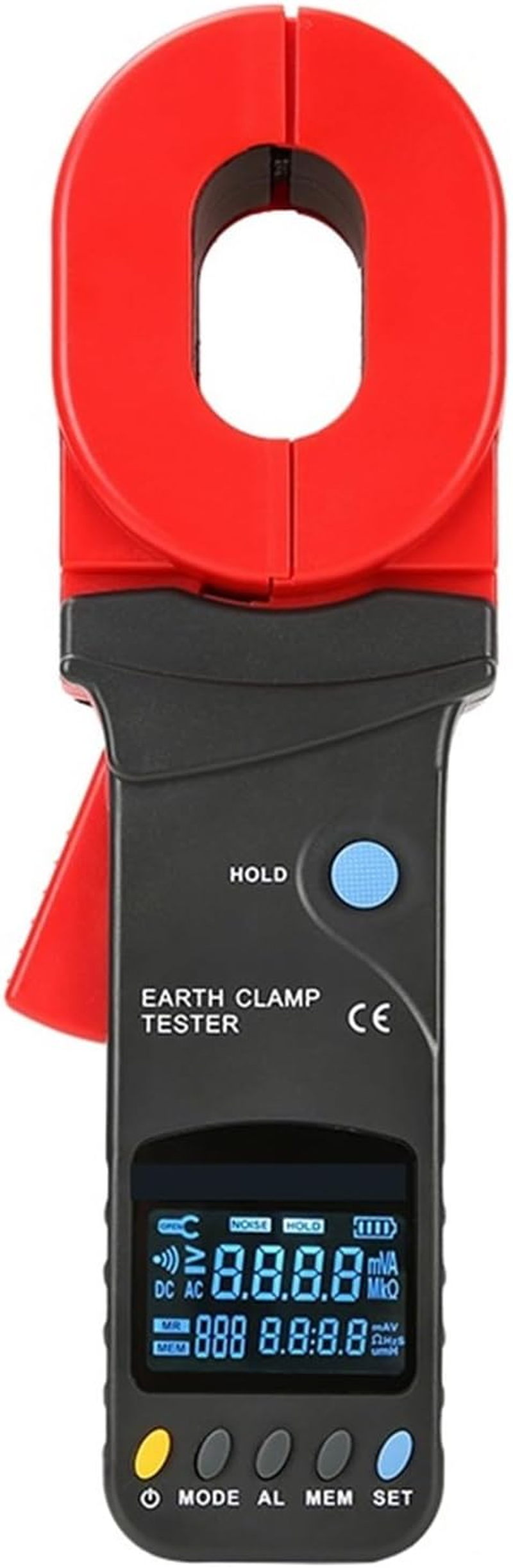 Insulation Tester, Ground Loop Resistance Tester Digital Display Clamp Earth Ground Testers,Jaw Leakage Current Detector image number 1