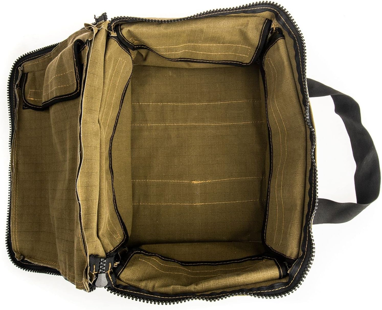 Adventure Kings Air Compressor Portable Canvas Carry Bag 400GSM Internal Pockets image number 4