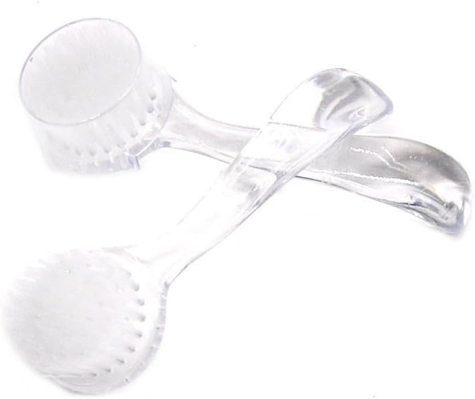 Facial Cleansing Brush 4 PCS, Face Exfoliating Scrubber Brush Face Wash Scrub Exfoliator for Makeup Skincare Removal (Black, 4 * 12.5CM)