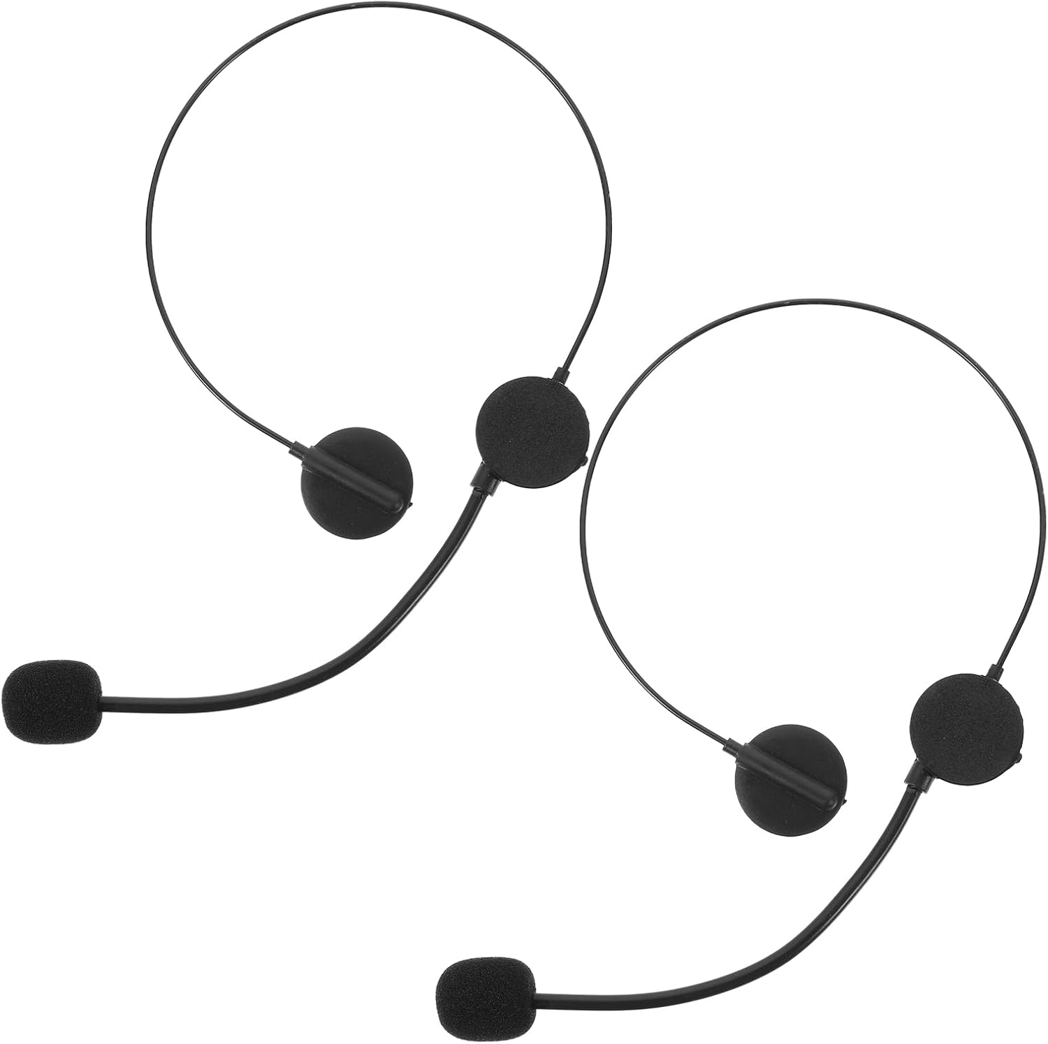 Alipis Fake Head Costume Accessories Headset Singer Headphones Singer Star Dress up Prop Kids Headsets image number 3