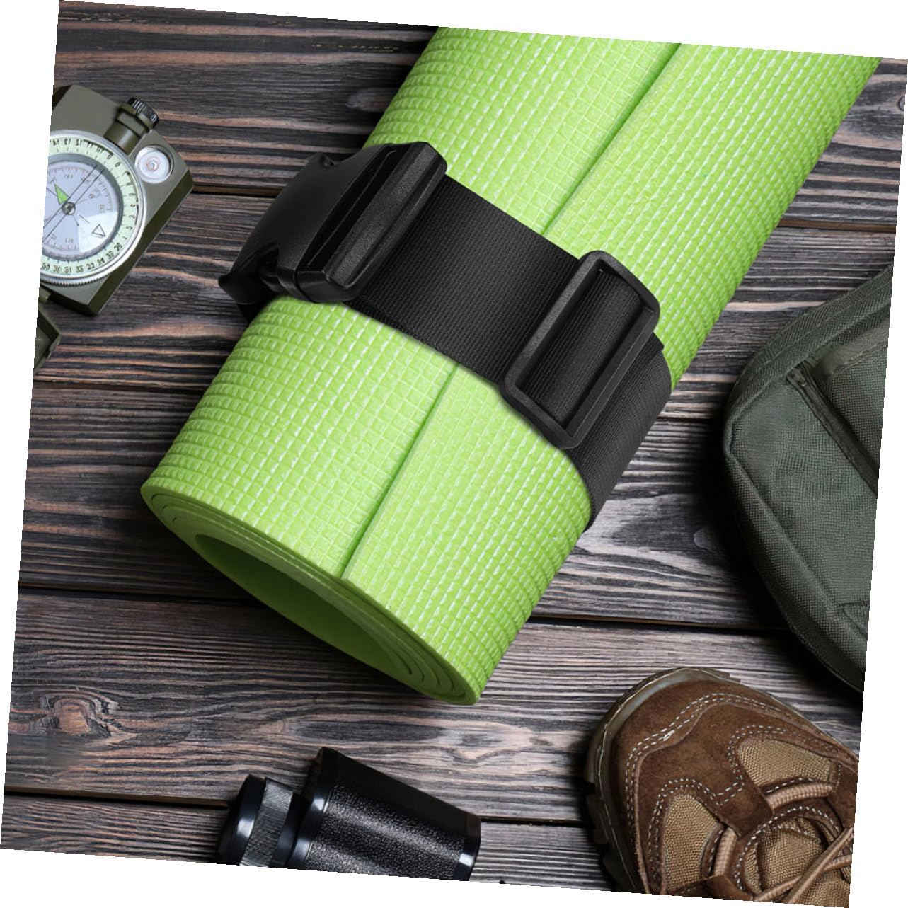 NULYLU 4Pcs Nylon Buckle Straps Adjustable Luggage Belts Travel Accessories Backpack Replacement Straps Outdoor Suitcase Tie-Downs 3Cm X 100Cm image number 5