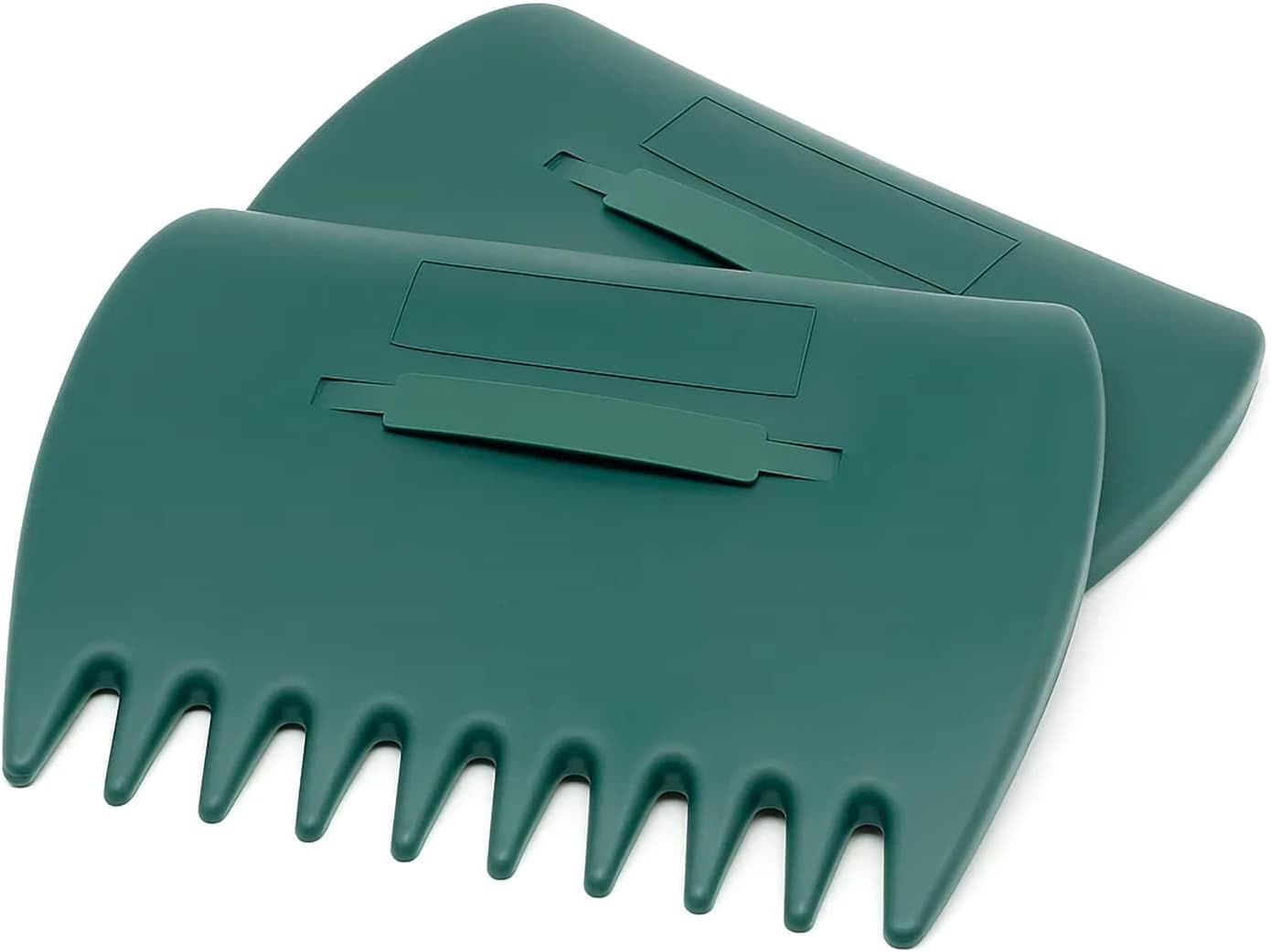 CKB LTD Leaf Grabbers Set of 2 Scoops - Large Lightweight Plastic Hand Held Rakes for Leaves, Grass, Garden Rubbish, Yard Waste - Heavy Duty & Easy to Use Cleaning Tool Scoop image number 2