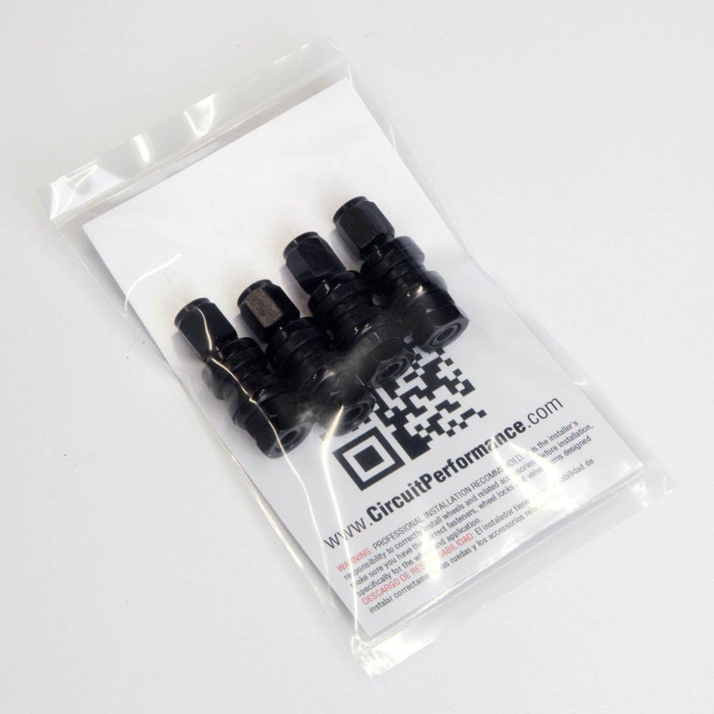 Circuit Performance VS33 Shorty Black Bolt-In Valve Stems (Set of 4) image number 2