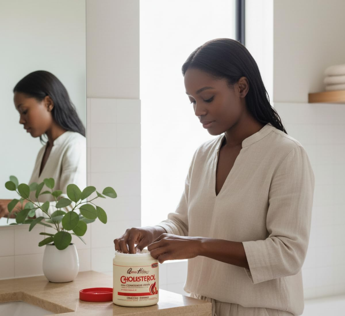 (Original, 440Ml (Pack of 6)) - Queen Helene Hair Conditioning Cream, Cholesterol, 440Ml (Pack of 6) [Packaing May Vary] image number 3