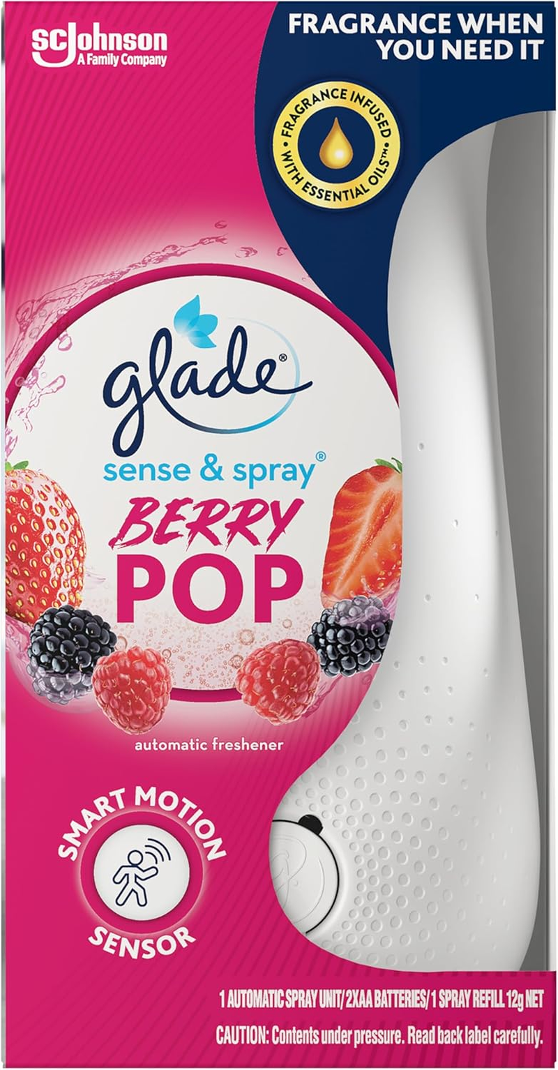 Glade Sense & Spray Berry Pop Refill 12G &ndash; Limited Edition, Motion Sensor Air Freshener image number 2