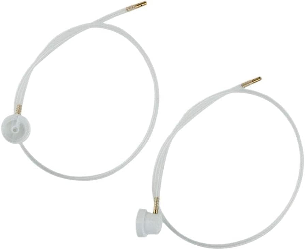 2 Pcs 2Xaerosol Nozzle W/ 19.69In. 360 Degrees Extension Hose for Male Stem Spray Cans Fluid Auto Car Nozzle Film 4.5Mm Extension H3C9 image number 4