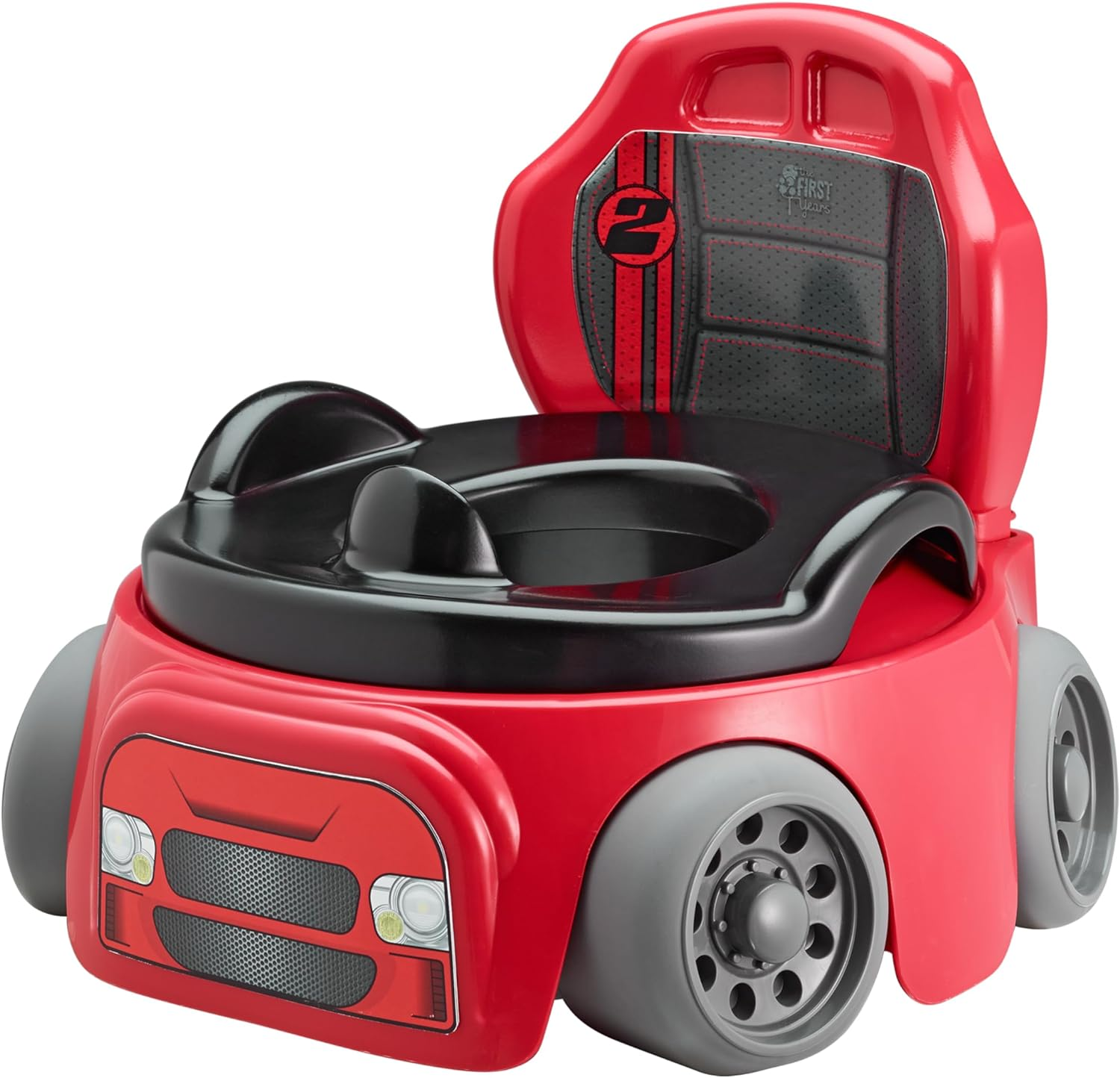The First Years Training Wheels Racer Potty System | Easy to Clean and Easy to Use Potty Training Seat