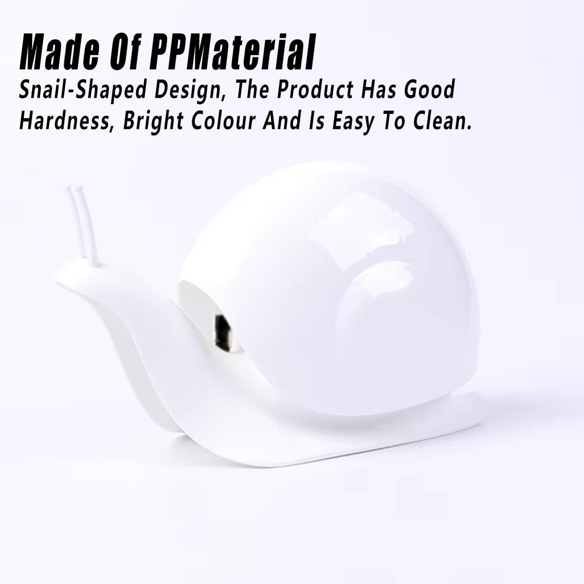 AIMALL Cartoon Snail-Shape Dispenser for Lotion, Hand Soap, Shampoo &ndash; Decorative Bathroom Accessory with Press Pump &ndash; 6.88X2.83X4.33 Inches image number 6