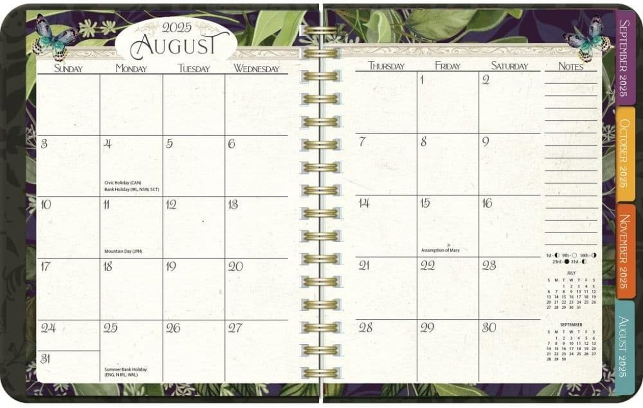 LANG Midnight Garden 2026 Deluxe Planner (26991038118) image number 3