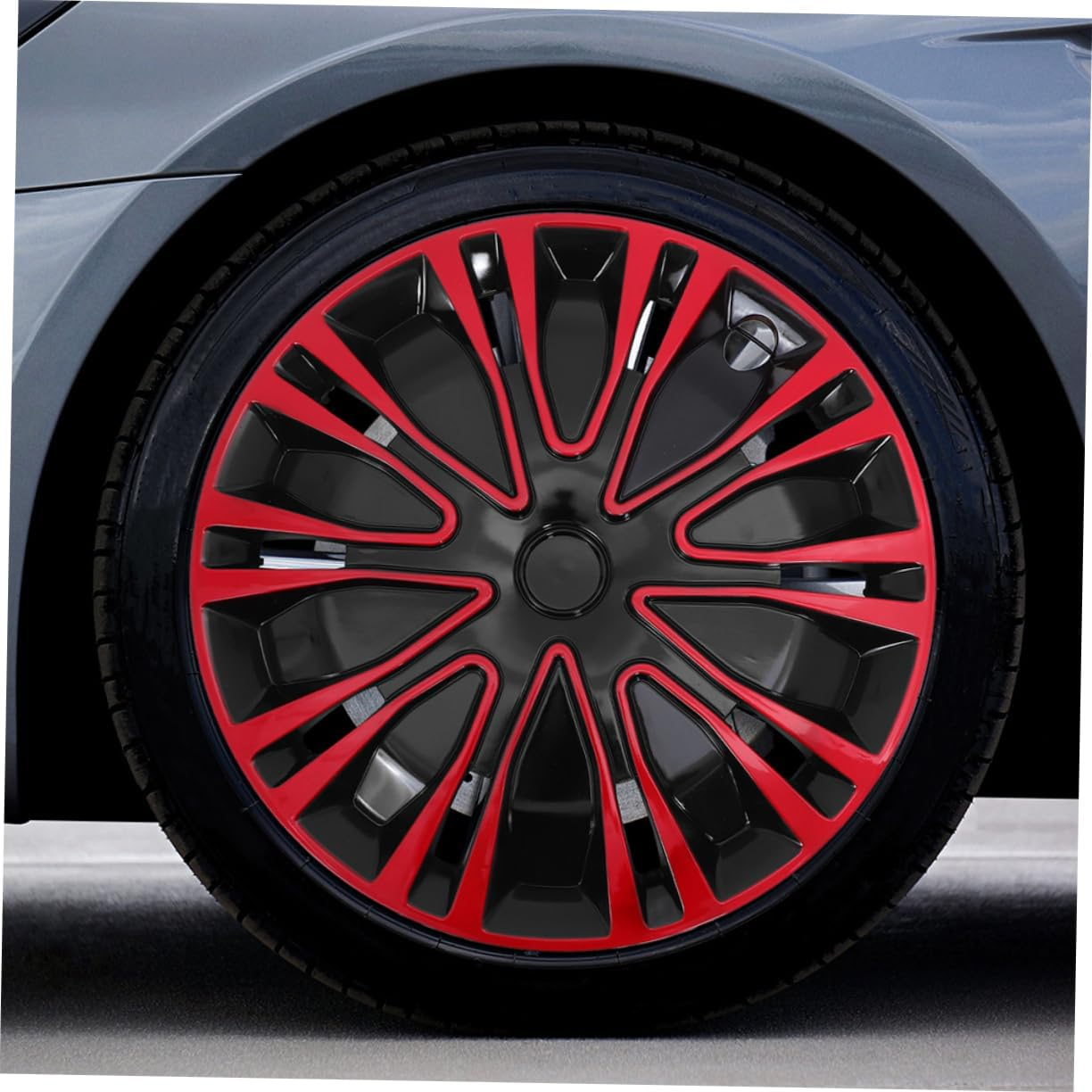 SEWOART Car Hubcaps 15 Inch Automotive Wheel Hub Covers Decorative Rim Covers Easy Install Wheel Hubcap Accessory image number 6