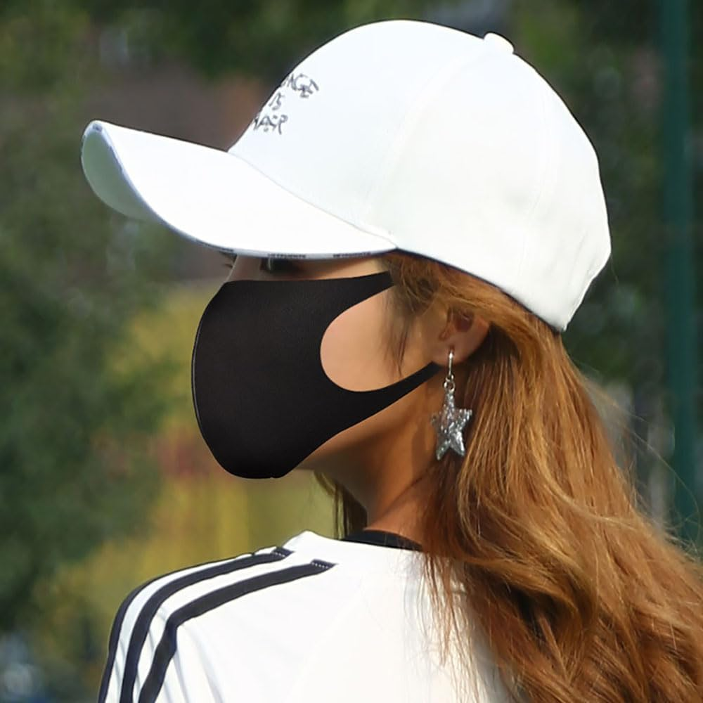 Tongke 3 Pack Men & Women'S Face Mask, Washable Reusable Fabric Face Masks image number 2