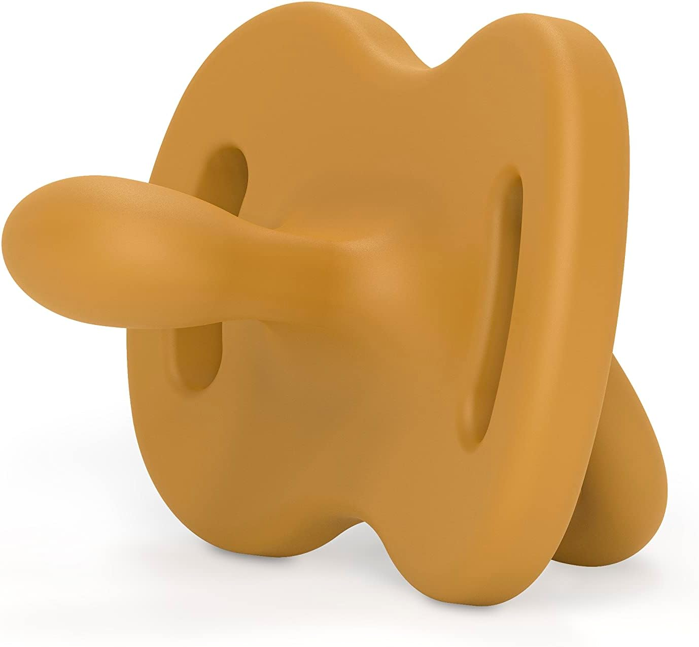 Suavinex Ultra-Light All Silicone Soother with SX Pro Physiological Teat for Babies 6-18 Months, Super Soft and Flexible, Ideal for Sleeping, Colour Essence Mustard image number 1