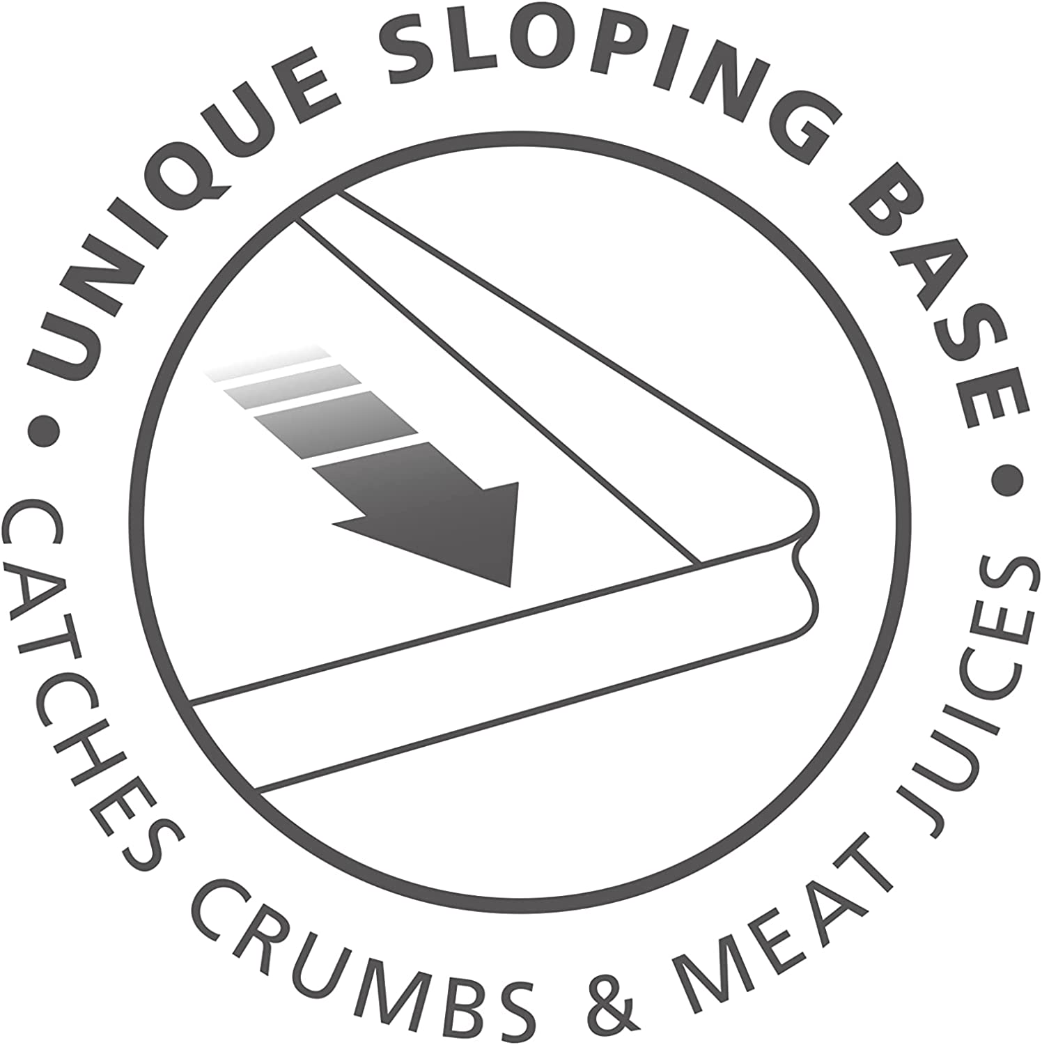 Joseph Joseph Cut&Carve plus - Non-Slip, Multi-Function, Double-Sided Chopping Board for Food Preparation and Carving- Dishwasher Safe, Large &ndash; Black image number 5