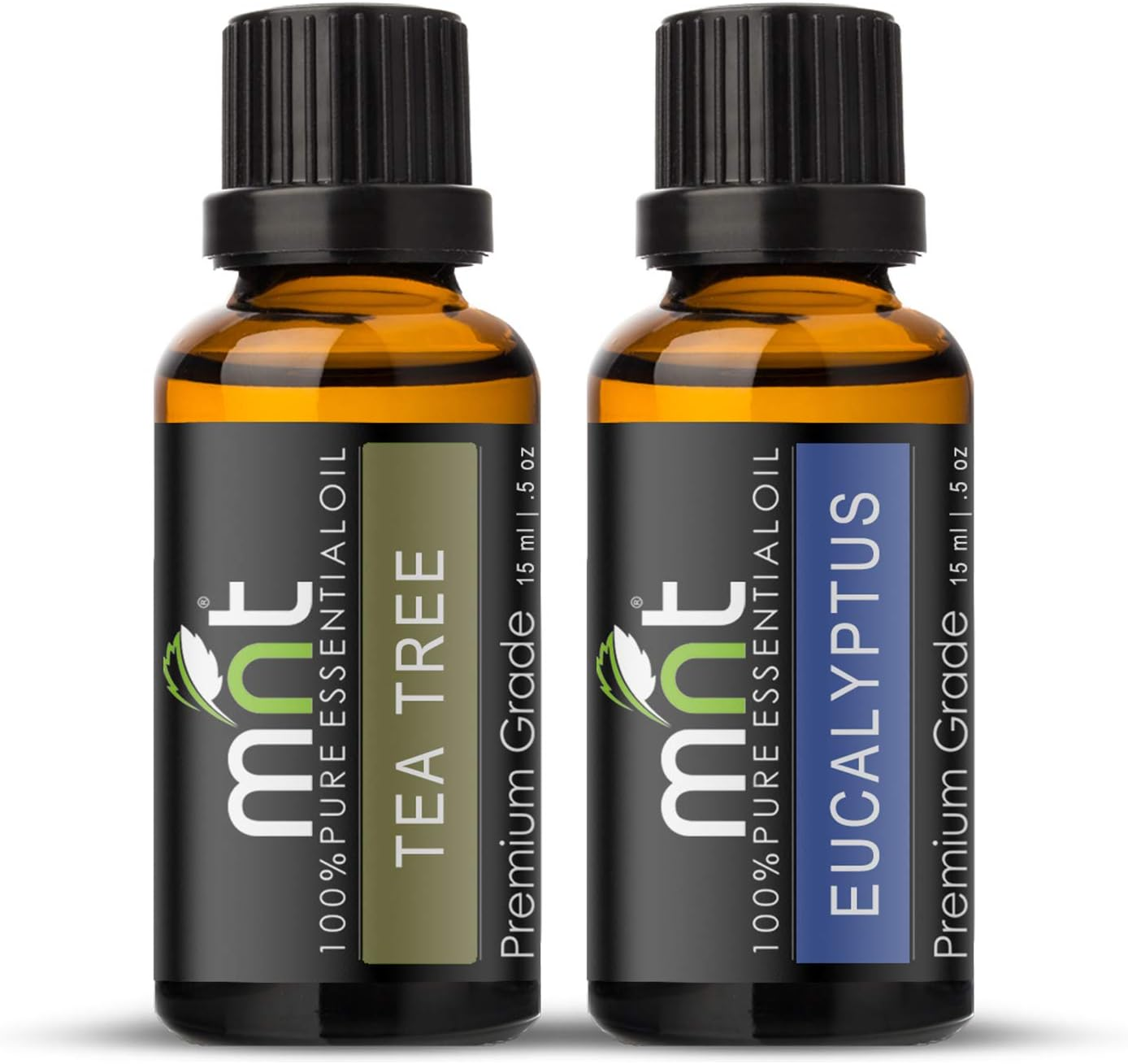MNT Combo of Tea Tree Oil and Eucalyptus Oil for Hair Growth, Skin Care (Each 15ML) - 100% Pure Natural Oil image number 1