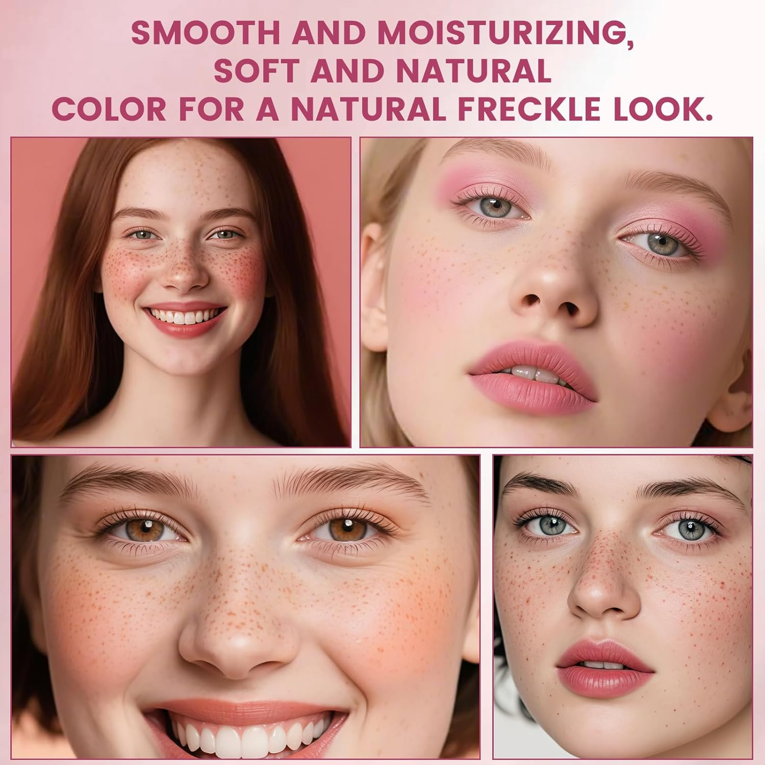 YBUETE 2 in 1 Liquid Freckle Blush Pen, Natural Lifelike Fake Freckles, Lightweight Matte Liquid Cheek Blush Makeup Pen, Long Lasting Waterproof Natural Sun-Kissed Face Makeup for Women#01 - 01 image number 2