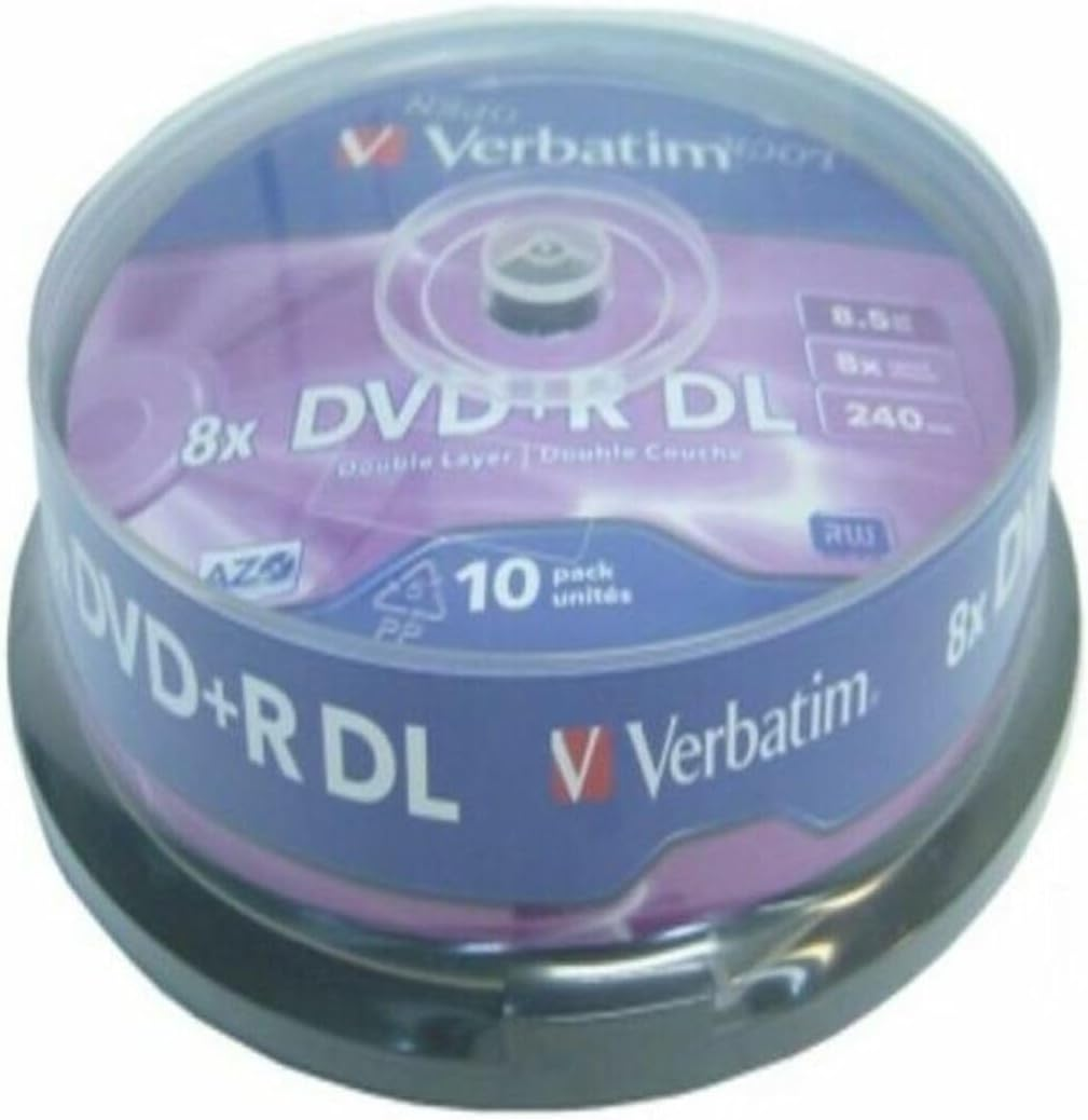 Verbatim DVD+R DL 8.5GB 25Pk White Wide IJ 8X image number 3