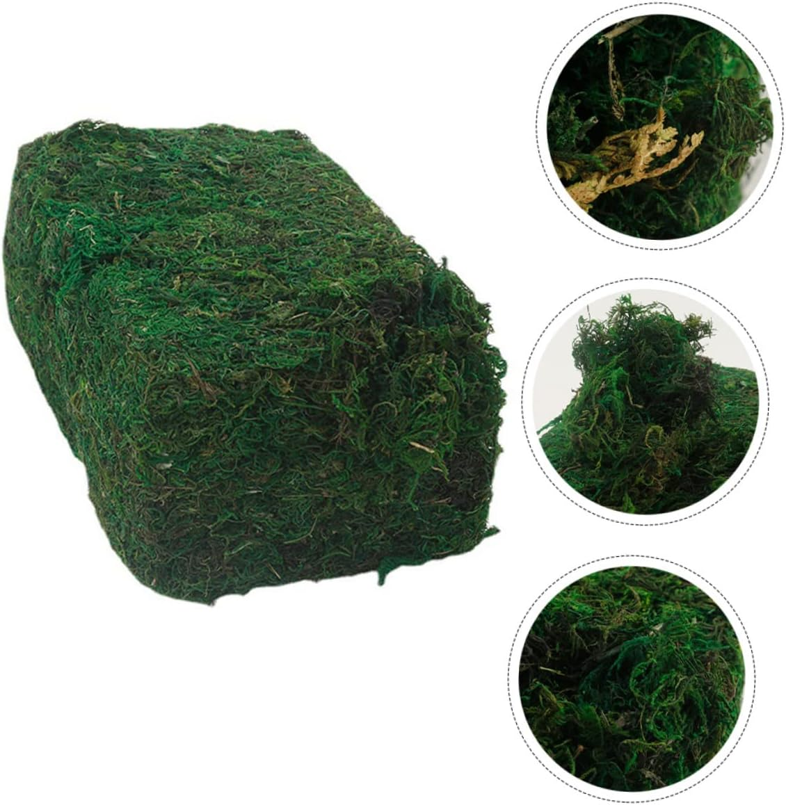 Abaodam Simulated Moss Artificial Plant Gardening Prop Decorative Moss Prop Imitated Plant Flowerpot Supplies Adornment for Indoor Outdoor Home Garden Decoration image number 3