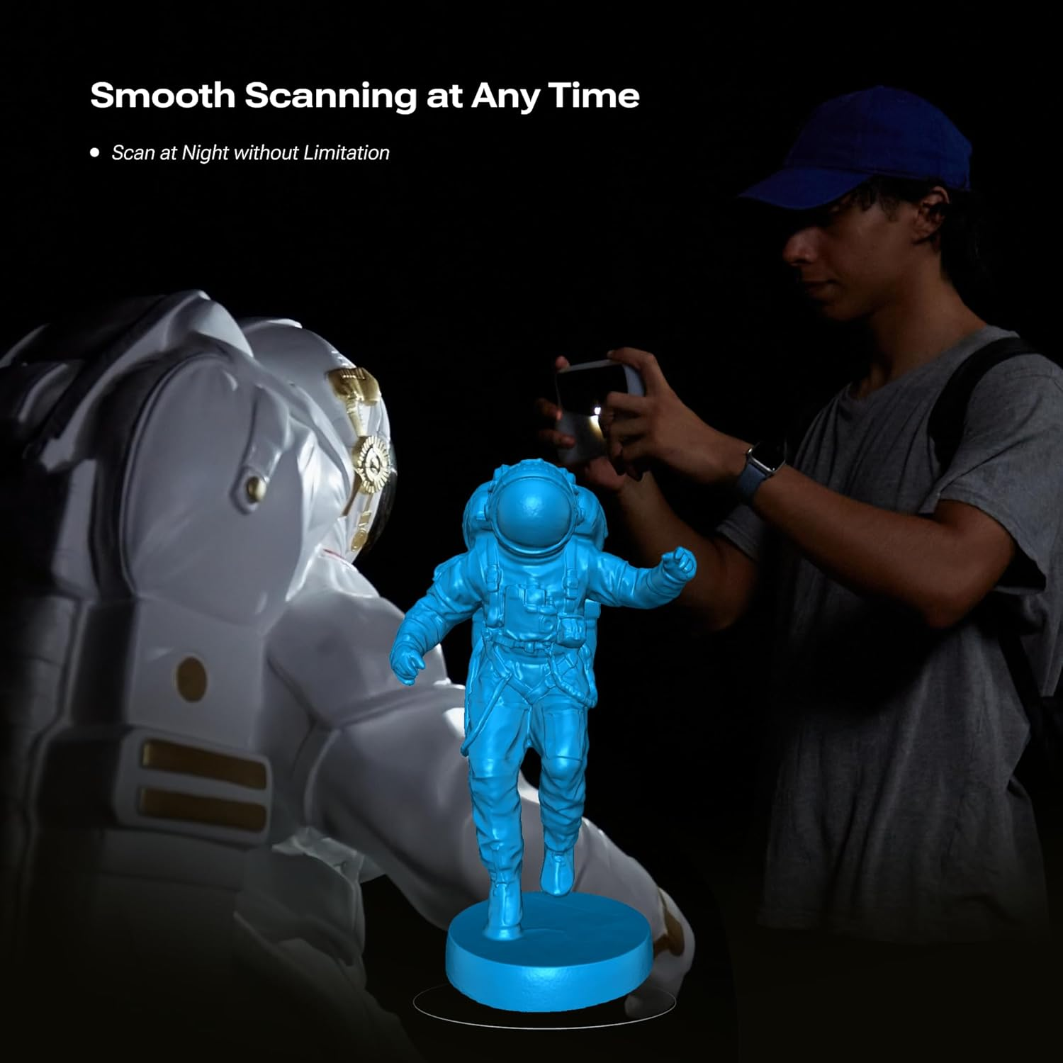 Shining 3D Einstar Vega Wireless 3D Scanner All-In-One Handheld 3D Scanner Two Scanning Technology Support Small to Large Objects, Stable Outdoor Scanning, 8-Core 2.4Ghz CPU, 512G SSD and 32G RAM image number 1