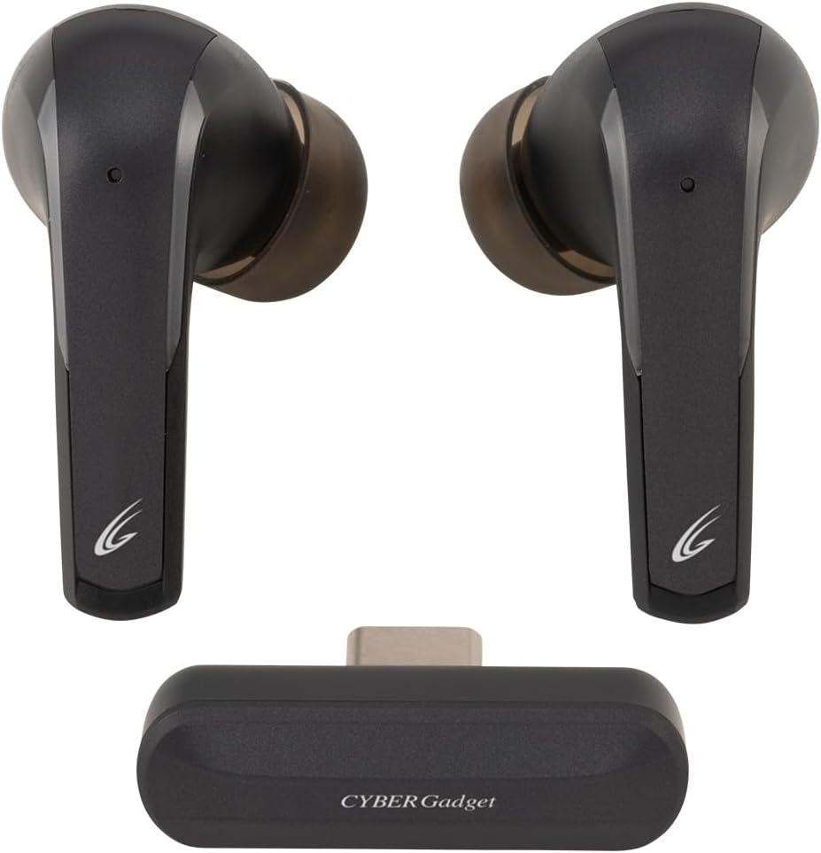 Cyber Wireless Gaming Earphones (For PS5 / Switch/Pc) Black image number 3