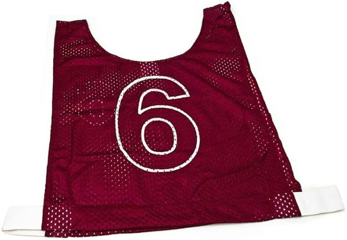 Basketball Mesh Training Bib Set Junior (4-13) - Maroon