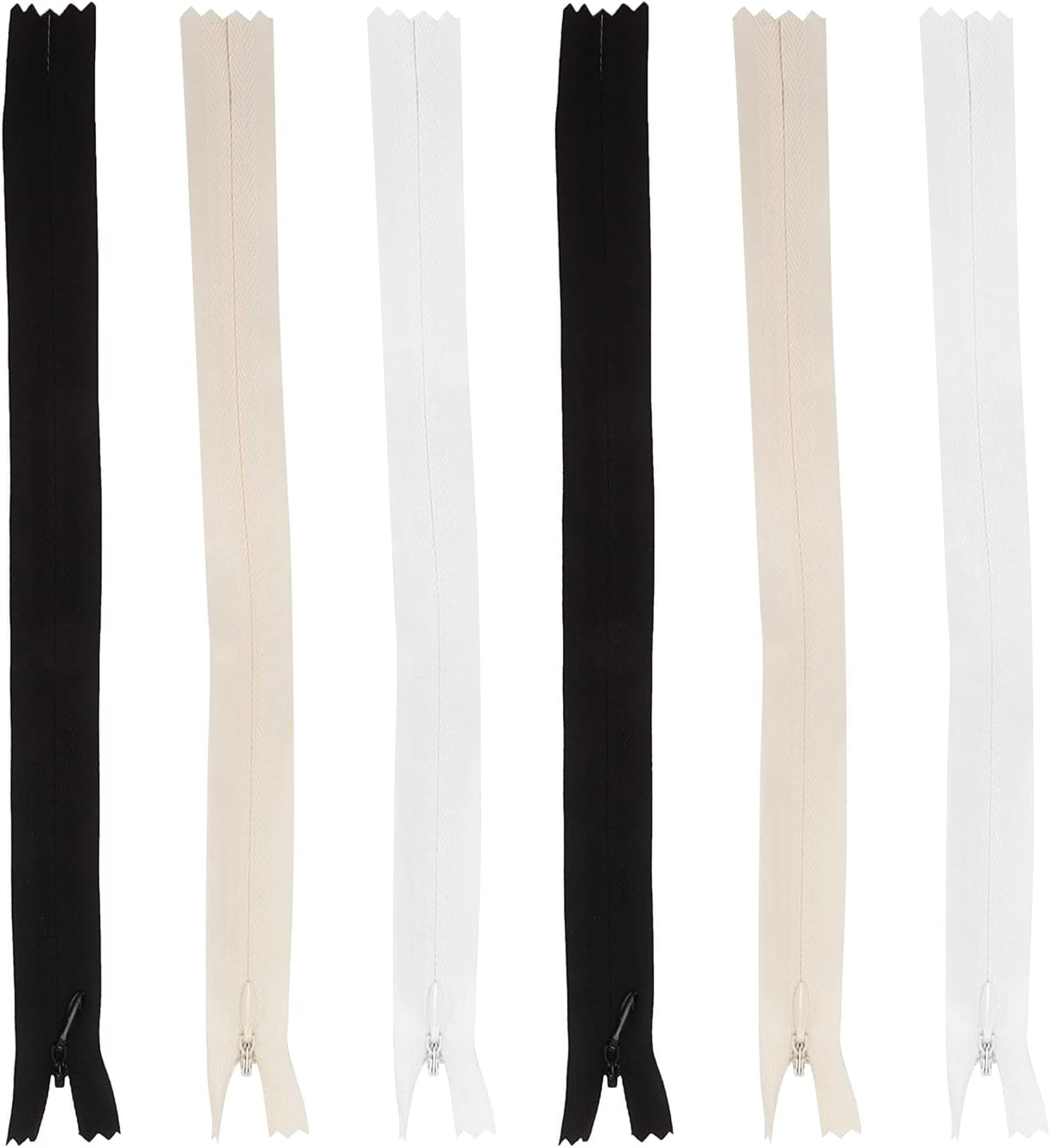 Metal Zippers Invisible Zipper Nylon Coil Zippers for DIY Craft Sewing Accessories image number 3