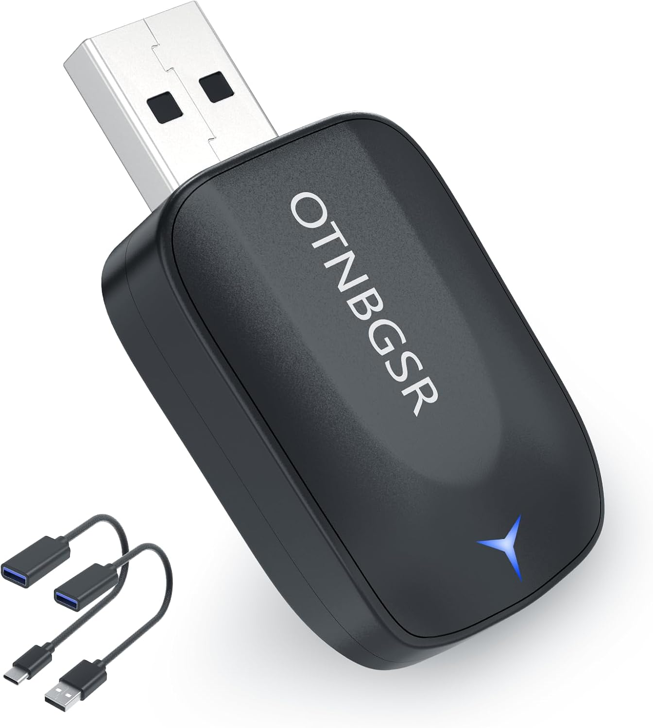 Wireless Carplay Adapter for Apple Iphone - Multi-User Seamless Connection, Plug and Play, Convert Wired to Wireless Car Play, with Extension Cable USB & Usb-C/Type-C, Ios 10+ image number 1