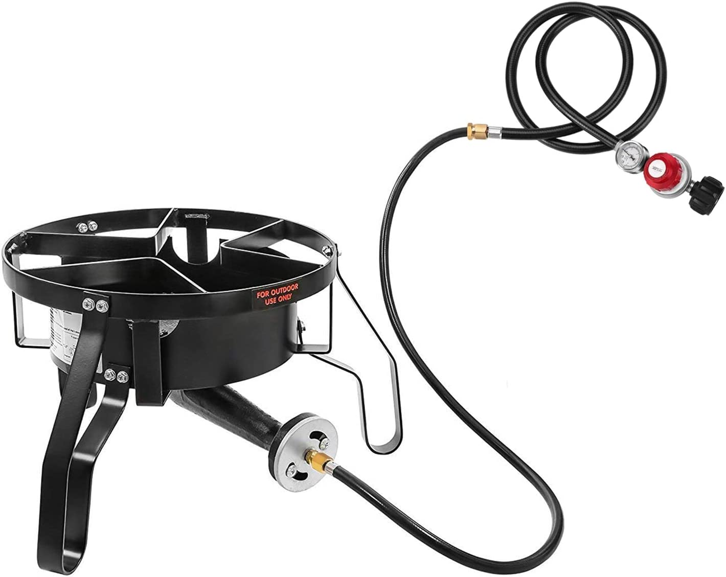 WADEO 12FT Propane Extension Hose, 3/8 Inch Female Male Flare Fitting, Long Propane Gas Line Hose for Gas Grill, RV, Turkey Cooker, Propane Fire Pit, Heater, Generator, Gas Grill and More image number 5