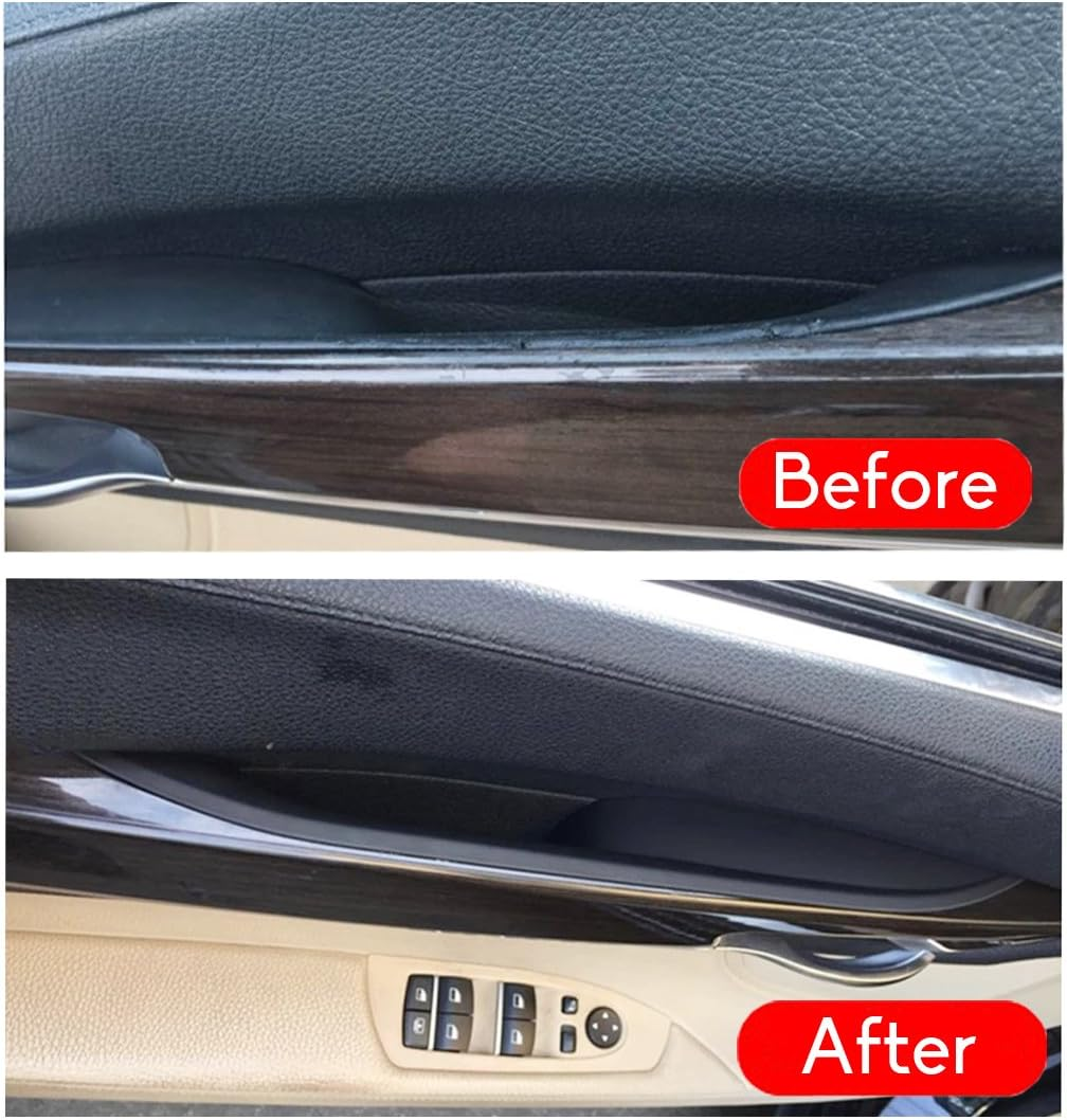 For BMW 7 Series Door Pull Handle Coversjaronx Left Front and Right Front Door Handle Carrier Trim Cover Kit (Fits:Bmw 7 Series F01/F02 2008-2014) image number 3