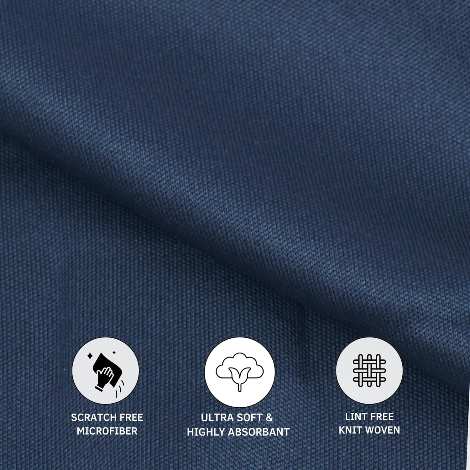 Kleantoday Microfiber Cleaning Cloth (Pack of 4) Ultra-Soft Cleaning Cloth for Glasses, Iphone, Camera Lens, Screens & More image number 5