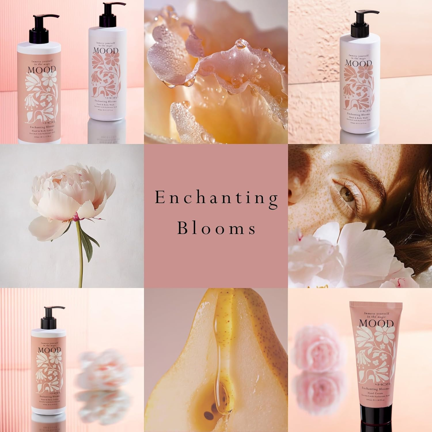 MOR Mood Enchanting Blooms Hand & Body Lotion 450 Ml image number 2