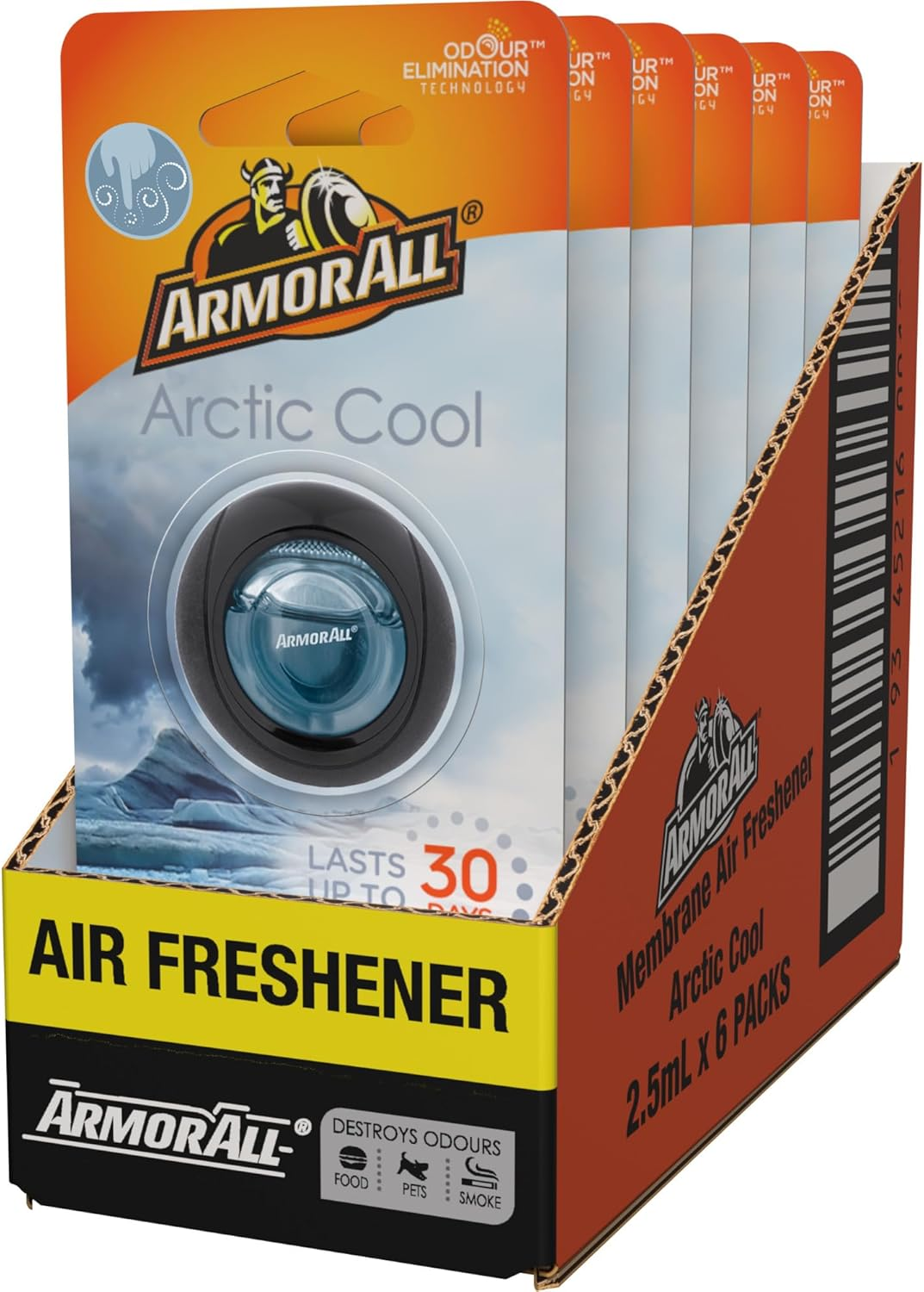 Armor All AMAIRAC1/6AU Membrane Air Freshener, Arctic Cool image number 1