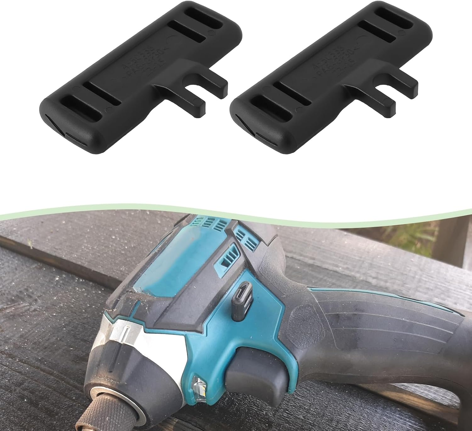 SING F LTD 2PCS Power Tools Impact Driver Forward Reverse Button Compatible with Makita DTD152 DTD153 DTD154 DTD155 DTD157 DTD170 OE 455053-8 Black image number 6