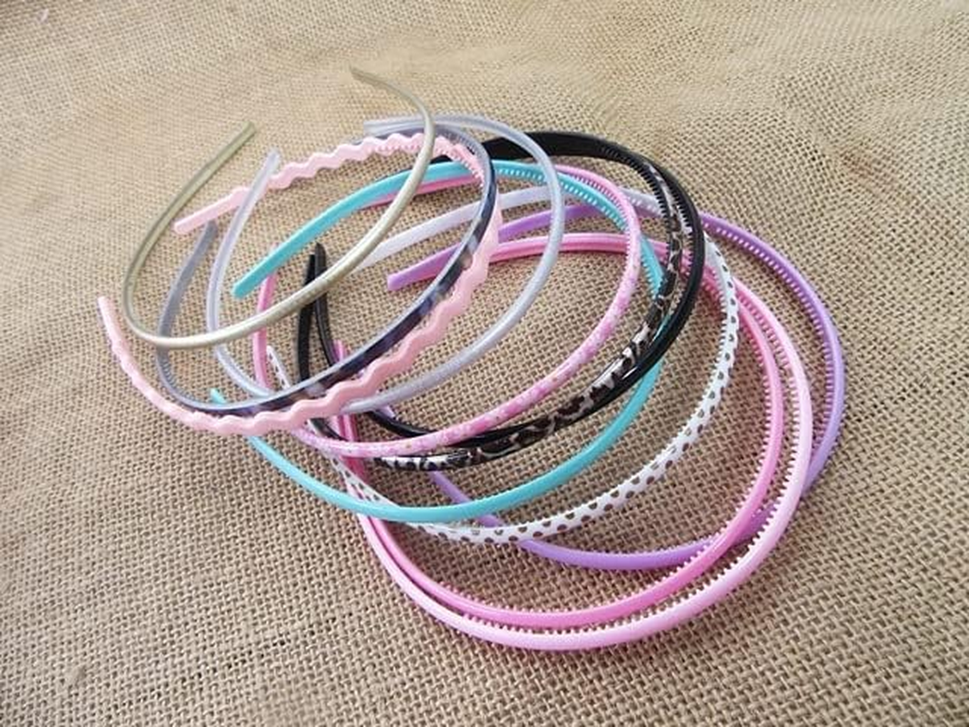 48Pcs Thin Headband Hair Band Hair Hoop Head Wear Various Design image number 5