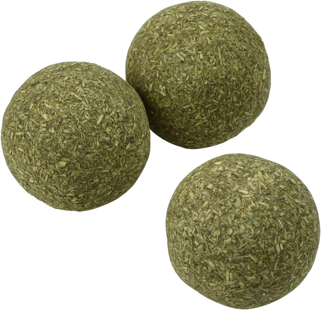 Love Story, Set of 3 Cat Grass Balls Diameter 3.7 Cm