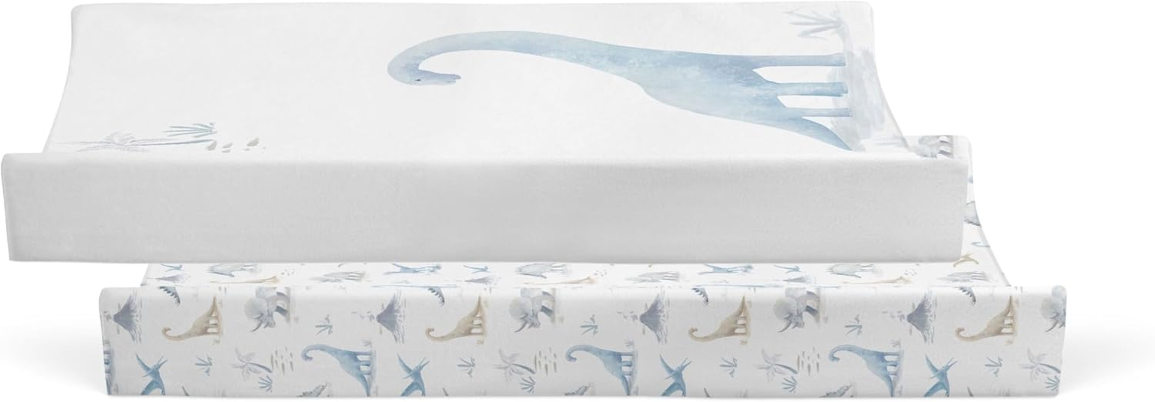 Bubba Blue Bamboo Jurassic 2 PK Change Mat Covers image number 1