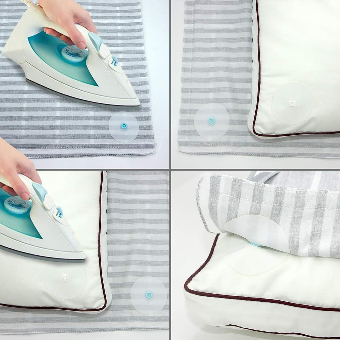 ZUJIACUN 8 Pairs of Duvet Cover Claps Metal Claps Angled to Prevent the Duvet from Moving and Facilitate the Installation of Comforters and Duvets of Various Thicknesses