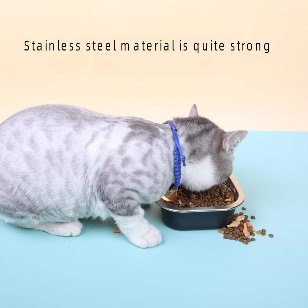 Stainless Steel Dog Bowl, Dog Bowl with Non-Slip Rubber Base, Water Bowl, Small Dog Bowl, Metal Dog Bowls, Pet Bowls for Cats, Dogs, Pink