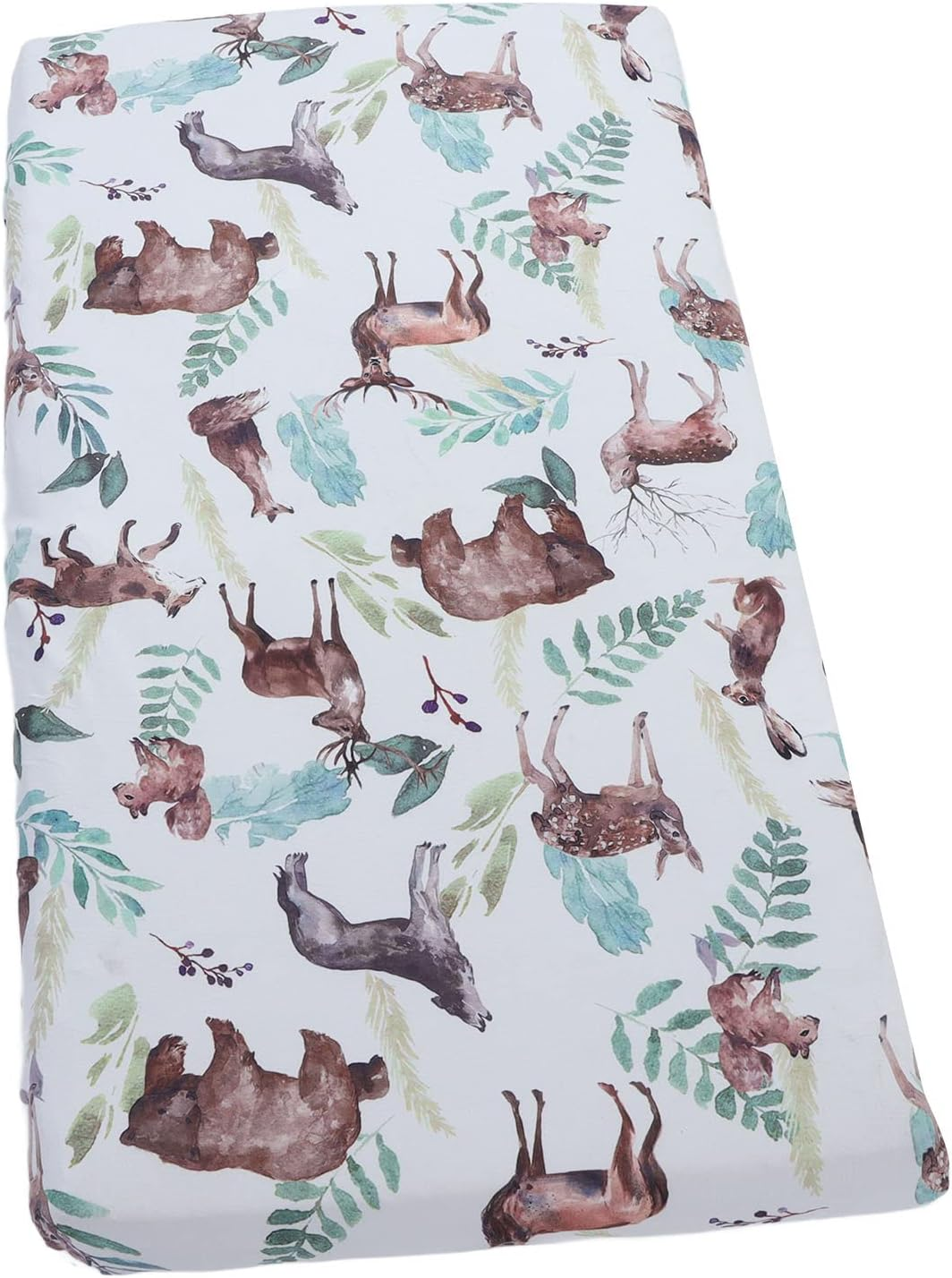 Cot Sheets Comfortable Stretch Crib Mattress Cover Easy to Clean 2 Pieces Soft Rectangle image number 6