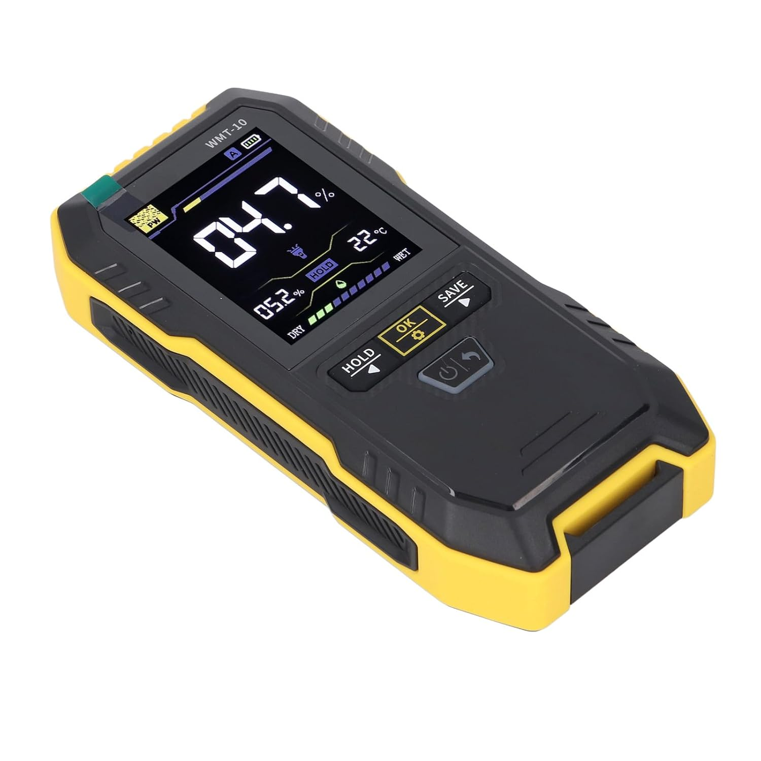 Wood Humidity Meter High Accuracy 2.4 Inch Color Screen Pinless Non Destructive Wall Humidity Tester for Wall Softwood Hardwood image number 5