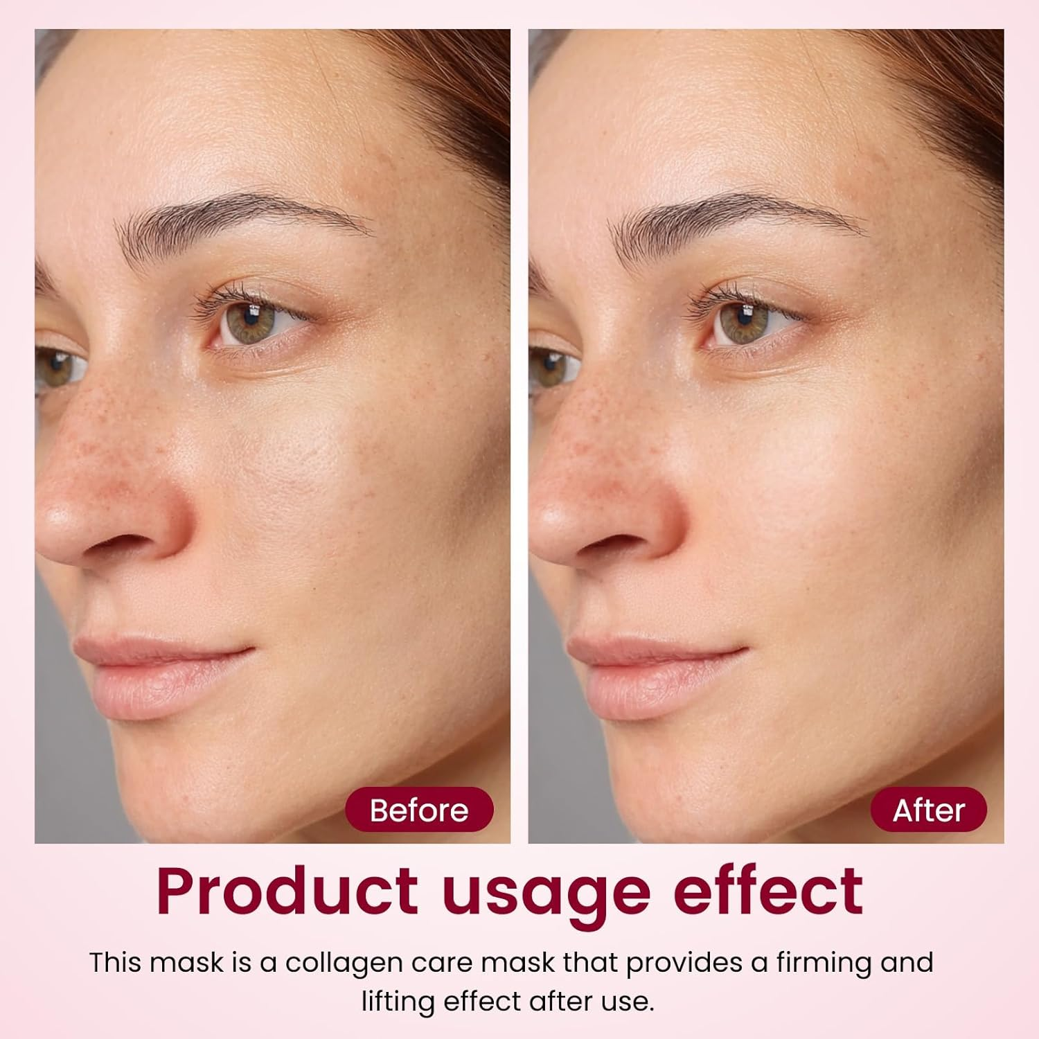 Quasi Bio Collagen Hydrogel Sheet Mask,Korean Collagen Glow up Face Mask 2.0,Reduces Aging Signs Firm Skin Deep Hydrating Mask for Fine Lines Fading&Pore Refinement,All Skin Types (4 PCS) (1) image number 2