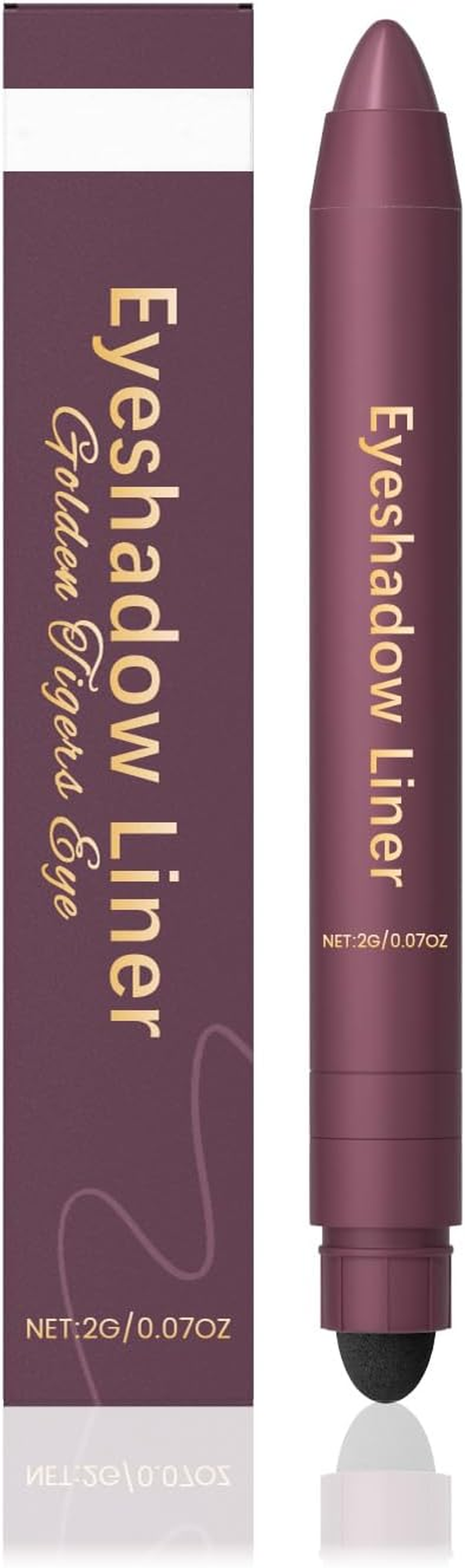 Shadow Liner Eyeliner Eyeshadow, 2 in 1 Shadow Liner, Eyeliner + Eyeshadow, Waterproof, Long-Lasting & Smudge-Proof Wear, Smooth (Golden Tiger Eye)