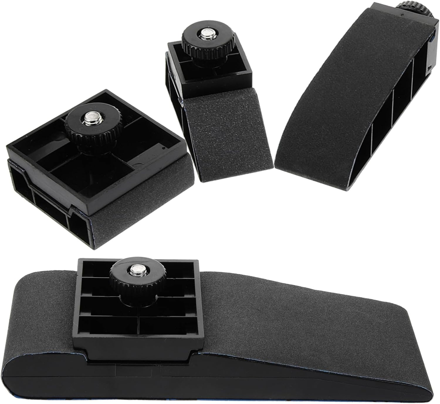 FIXOSHEE Micro Sander Sandpaper Block for Woodworking Tools Hand Sanding Pad Rotation Block Sander Automotive Tool Sanding for Wood image number 2