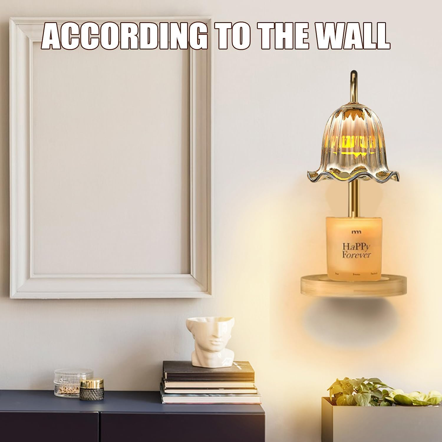 Adjustable Candle Warmer Lamp with Timer & Dimmer, Vintage Home Decor for Scented Jar Candles - Adjustable Height, Safe Melting Tech, Ideal Women/Men, New Home Bedroom Essential image number 6