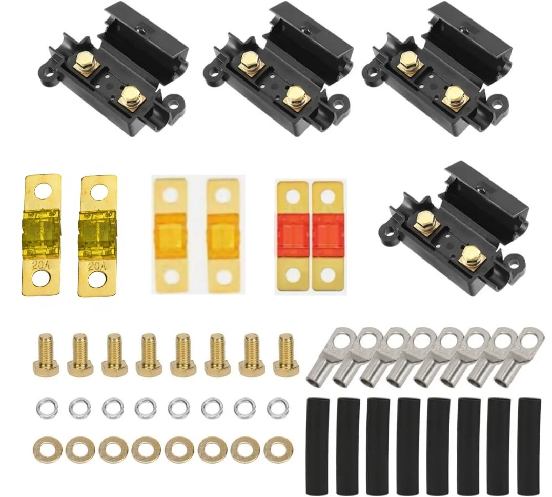 MIDI Fuse Combo Kit &ndash; 2X20A, 2X40A, 2X50A Fuses with 4 ANS Holders &ndash; Ideal for Redarc BCDC Dual Battery Systems(20/40/50A) image number 4