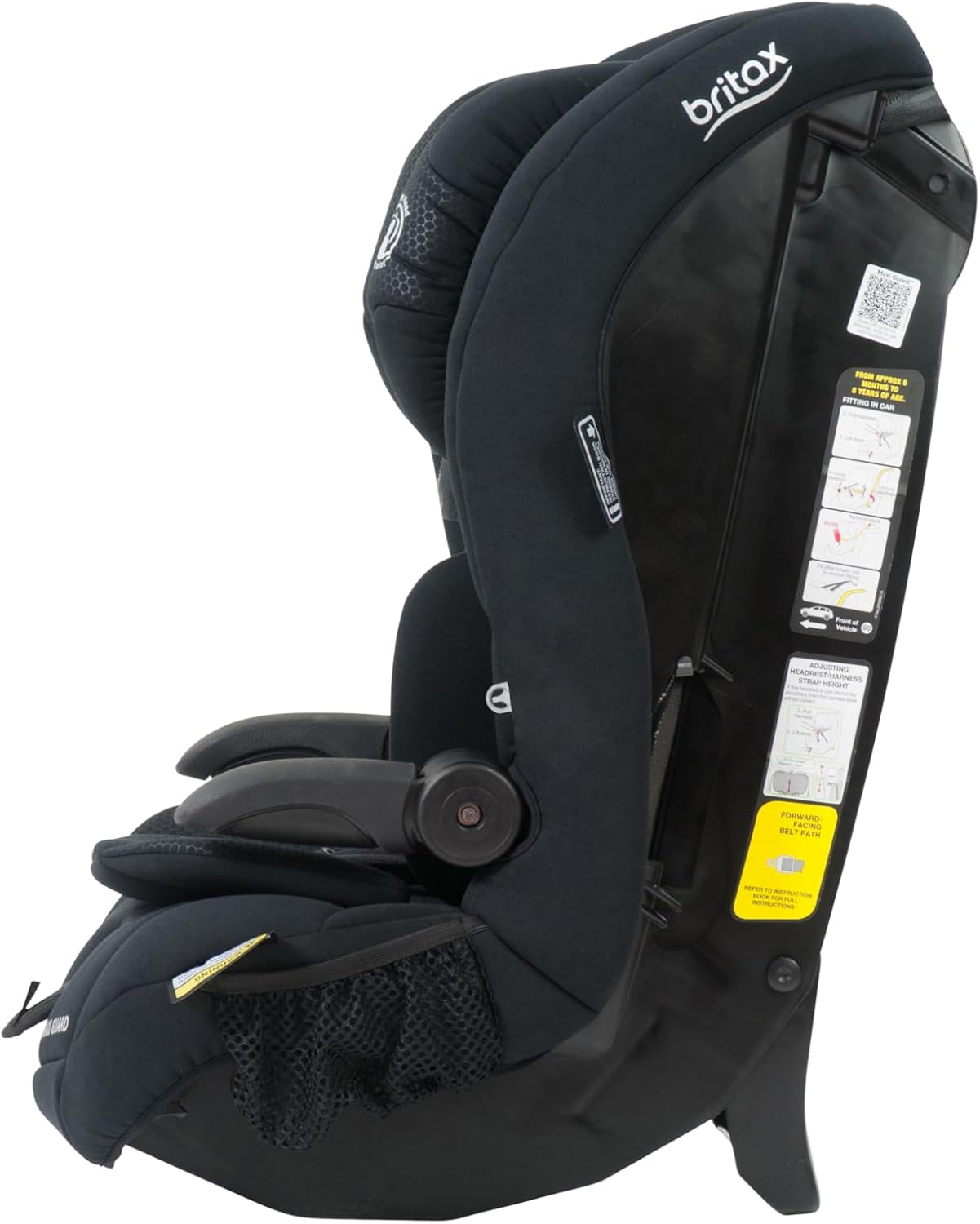 Britax Safe-N-Sound Maxi Guard Harnessed Car Seat, Forward Facing with In-Built Harness, Black, 6 Months &ndash; 8 Years (8028)
